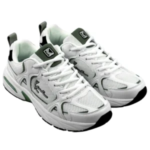 Karl Kani Prime Runner White and Green Sneakers-front