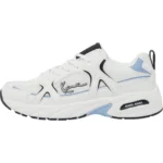 Karl Kani Prime Runner White and Sky Blue Sneakers