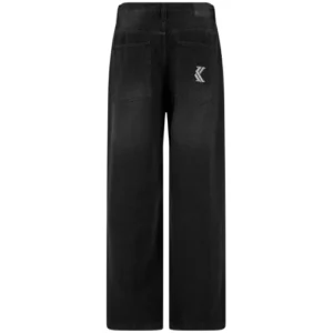 Karl Kani Relaxed Fit Black Baggy Jeans back