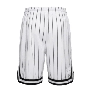 Karl Kani Small Signature Pinstripe White Shorts-back